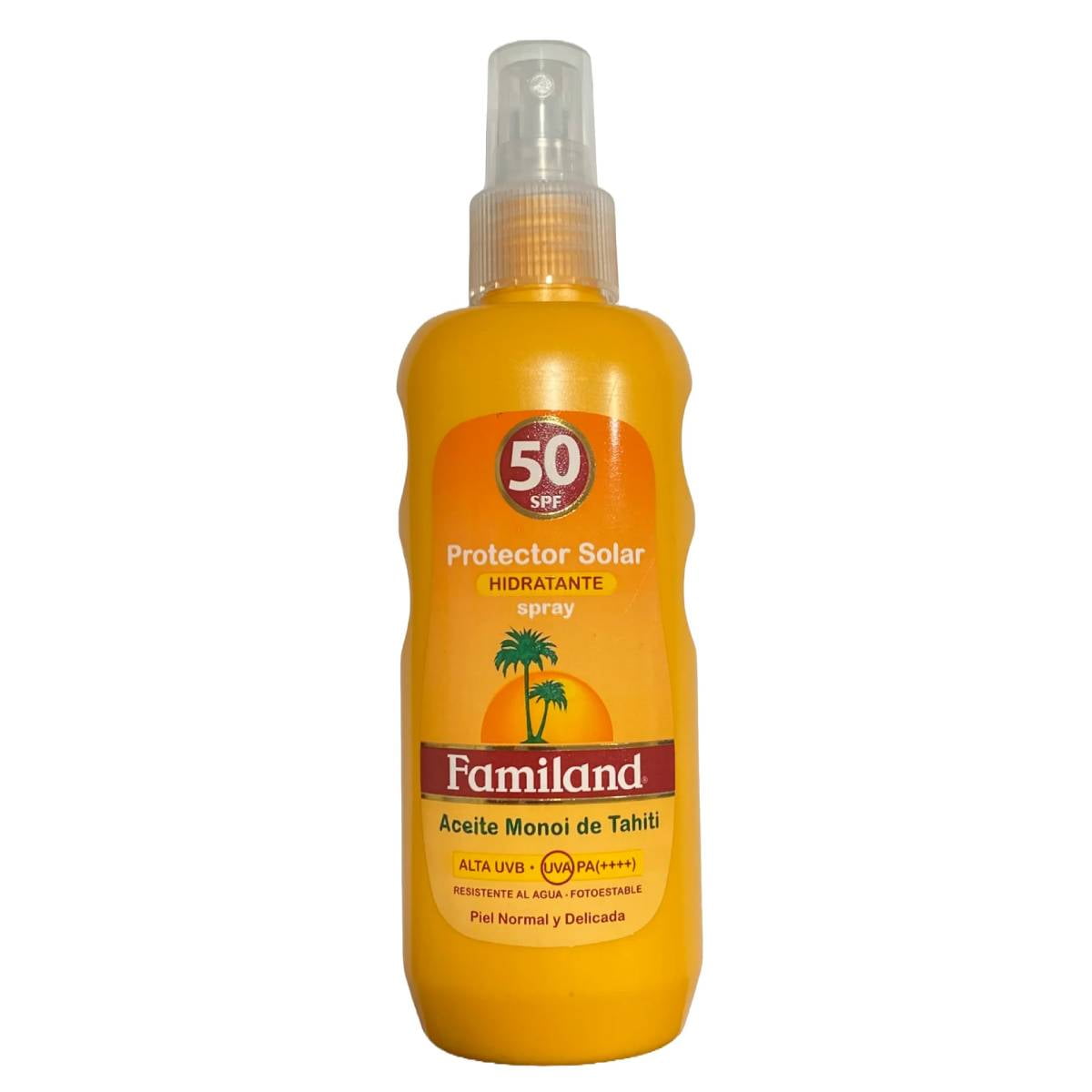 Protector Solar Spf50 Monoi Coco Gatillo 190 ml Familand