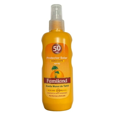Protector Solar Spf50 Monoi Coco Gatillo 190 Ml Familand