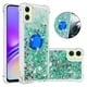 thumbnail image 1 of Funda Para Sansung Galaxy A06 Con Brillo Líquido, Protección Completa Y Soporte De Anillo Giratorio, 1 of 4