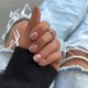 thumbnail image 3 of Uñas postizas estilo francés Jsiallye 144 piezas Blanco Lechoso Cuadrado, 3 of 7