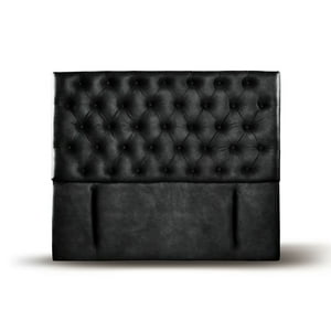 Latam Home - Respaldo Florencia Cuero Negro King