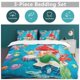 thumbnail image 5 of ArielCartoon Collection 3-Piece Comforter Set, Personalized Bedding Decor for Kids And Teens Bed Sheets, 5 of 5