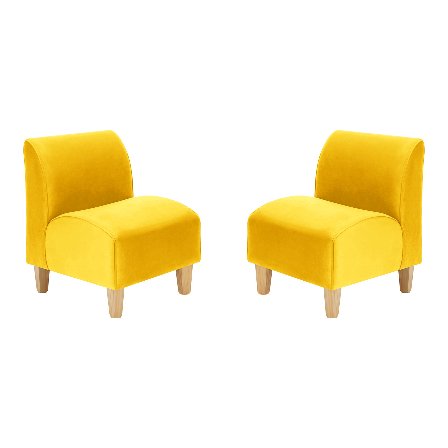 Bodevir - Set Poltrona Soft 1C Felpa 05 Amarillo