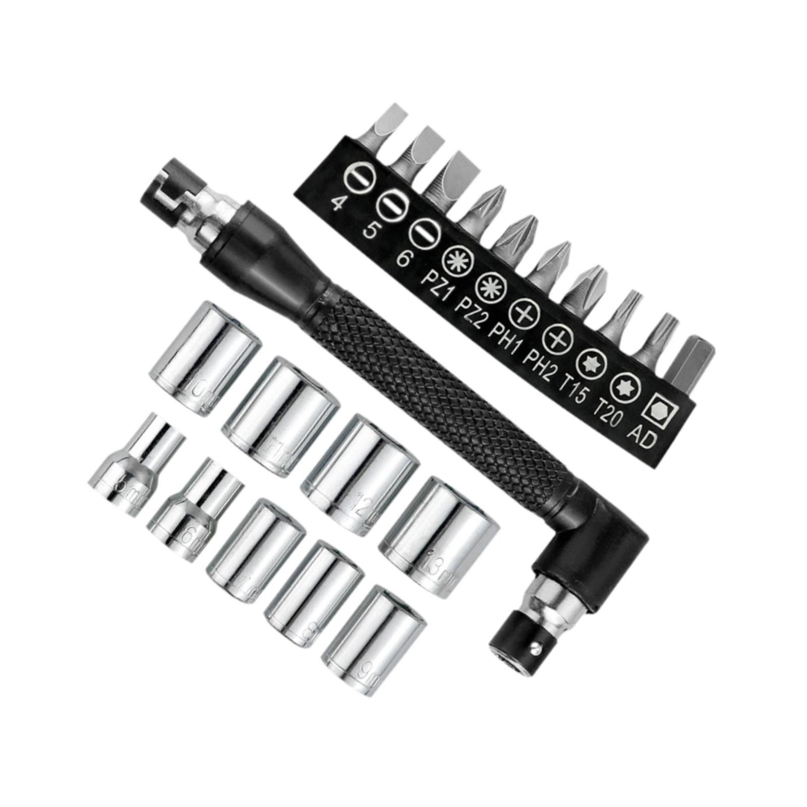 Magideal - Llave De Doble Extremo Tipo L, Herramienta Manual De 1/4 Pulgadas, Enchufe De Doble Extremo, Llave Allen, Llave Hexagonal De Metal De Alto Rendimiento