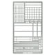 thumbnail image 1 of Plantilla de Acero Inoxidable Aleks Melnyk 10 × 18 cm para Bullet Journal, 1 of 6