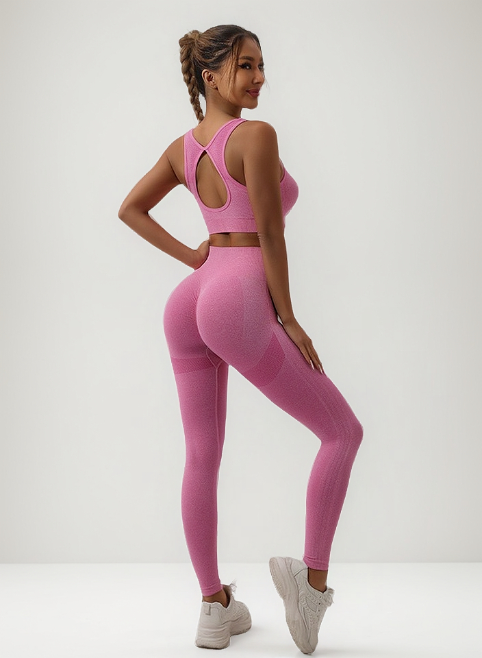 Flix - Conjunto Deportivo Mujer Entrenamiento Yoga Gym Levanta Cola