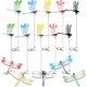thumbnail image 1 of 40 clips libélula repelente insectos artificial 3D clip sombrero decoración jardín, 1 of 7