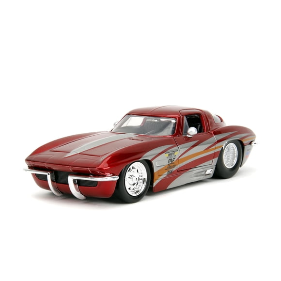 Auto de juguete Die-Cast Jada Big Time Muscle 1:24 Chevrolet Corvette 1963