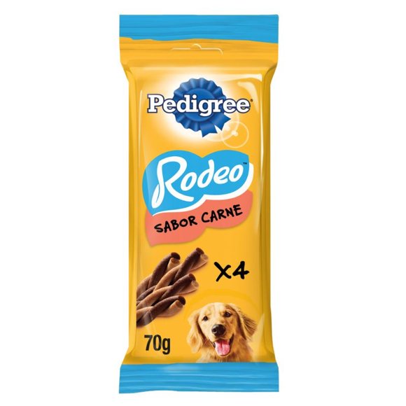 Snack Perro Adulto Rodeo Sabor Carne Bolsa, 70 g