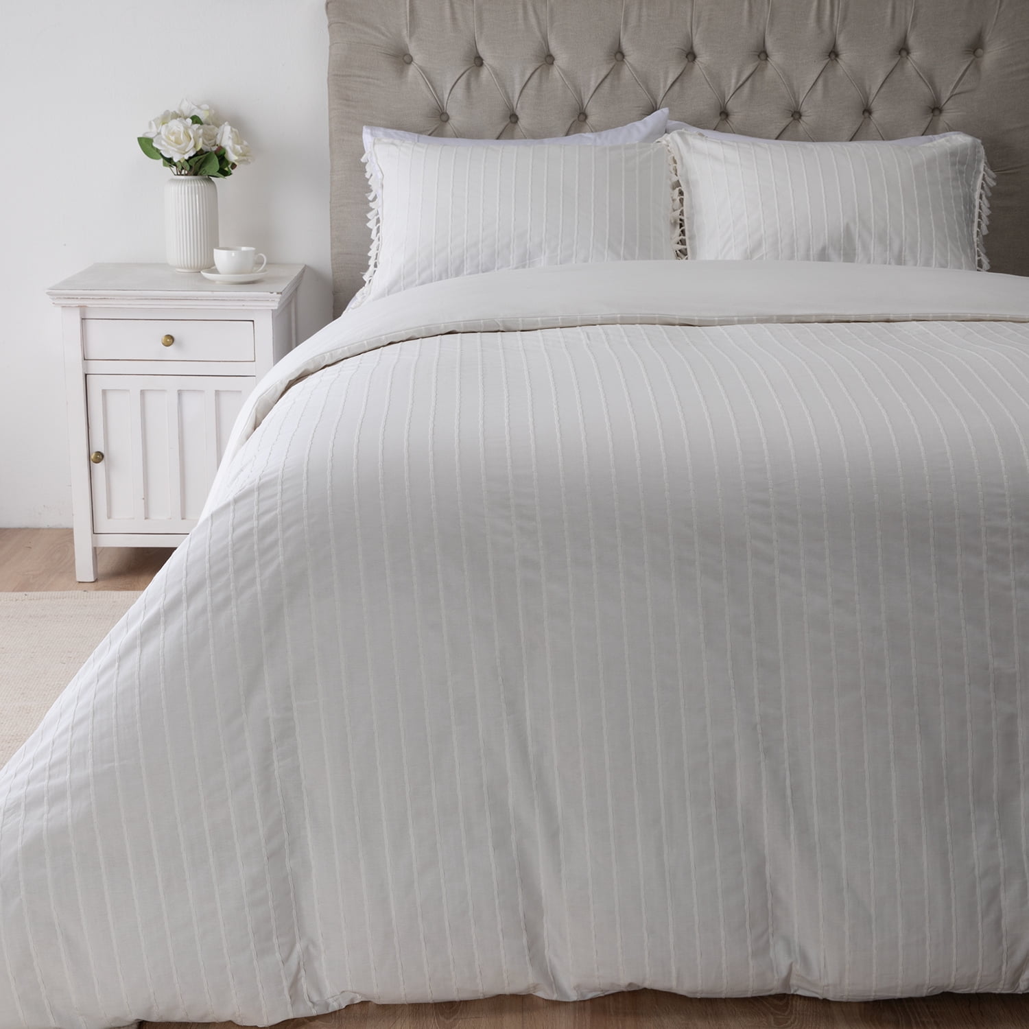 Bellacama - Funda De Plumón Estina Ecru Super King