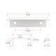 thumbnail image 4 of Tirador para gabinete Richelieu BP98985030 blanco, entrecentros de 5 cm, 4 of 9
