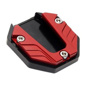 Ioensy - Almohadilla De Apoyo Para Pata De Cabra De Motocicleta, Piezas De Repuesto Duraderas Universales, Rojo Premium