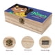 thumbnail image 3 of Caja Organizadora De Madera Rústica El Mundo De Nina, 3 of 6