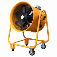 Tecnodeliv - Extractor Aire Industrial Portatil 45Cm 18 Pulg Con Ruedas