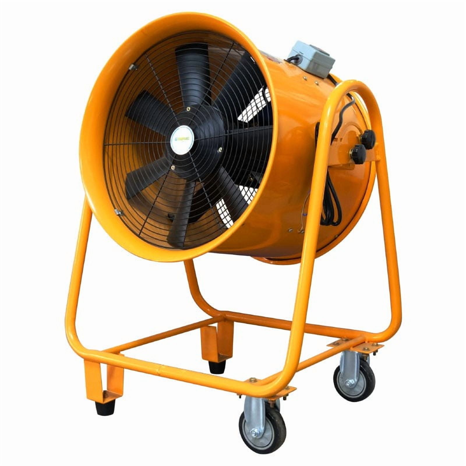 Tecnodeliv - Extractor Aire Industrial Portatil 45cm 18 Pulg Con Ruedas