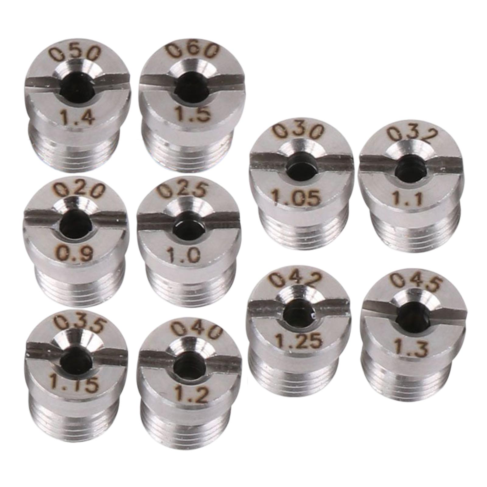 Magideal - Boquilla Limpiadora De Superficie Para Lavadora A Presión, 10 Piezas, Boquilla De Ventilador De Pulverización, Reemplazo De Fácil Instalación, Acero