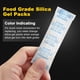 thumbnail image 3 of Paquetes de gel de sílice que absorben 150 paquetes de 5 g para almacenamiento de alimentos, 3 of 7