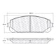 thumbnail image 2 of Pastillas Freno para auto PQPRO 500.18430, 2 of 6