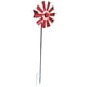 thumbnail image 3 of Metal Viento Spinner Jardín Molino De Viento Al Aire Libre Patio Césped Molinete Decoración Rojo, 3 of 5