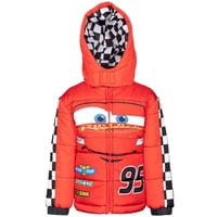 Abrigo De Invierno, Chaqueta Acolchada Disney Pixar Cars Lightning Mcqueen