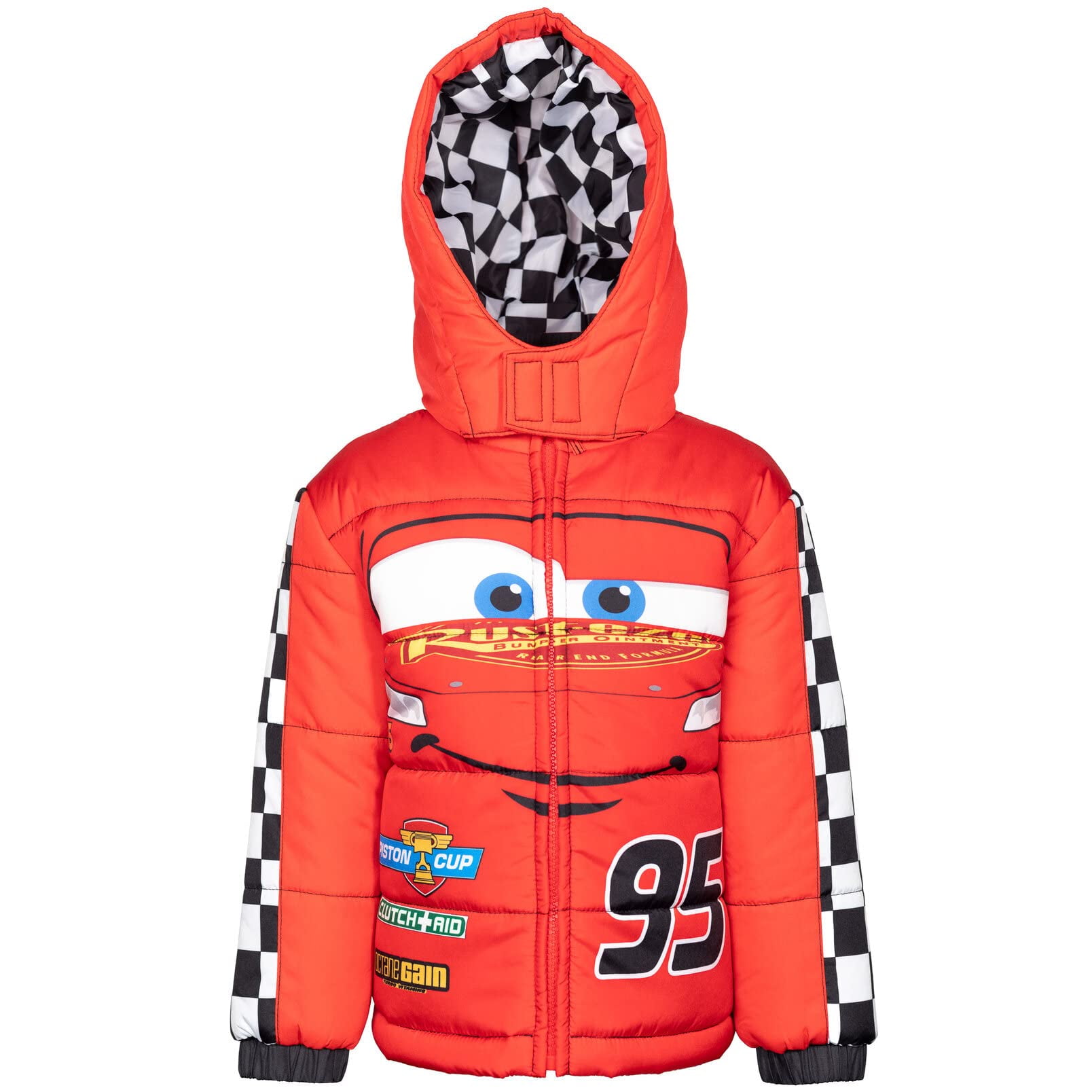 Abrigo De Invierno, Chaqueta Acolchada Disney Pixar Cars Lightning Mcqueen