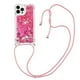 thumbnail image 1 of Funda FOXDOCK para iPhone 14 Pro con Cuerda Ajustable, Brillo Líquido, Protección Antigolpes y Lente – Ideal para Regalo, 1 of 6