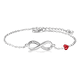 thumbnail image 3 of Pulsera infinito corazón baño oro empaque navidad valentín, 3 of 3