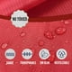 thumbnail image 2 of Poncho Capa Impermeable Grueso Con Capucha Para Lluvia Rojo, 2 of 2
