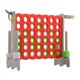 thumbnail image 3 of Juego De Mesa 4 En Fila Juego De Estrategia Clásico Para Ni?os Adultos Camping Ni?os Gris Y Rojo, 3 of 5