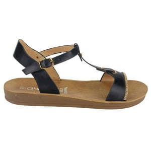 Sandalia Chalada Mujer Quanta-3 Negro Moda