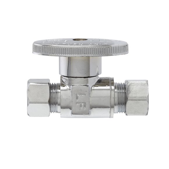 Valve Plumb Pak PP2071LF, cuarto de vuelta, 3/8 pulgadas, cromado