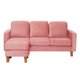 thumbnail image 2 of Seccional Venecia Intercambiable Tela Velvet Palo Rosa, 2 of 5