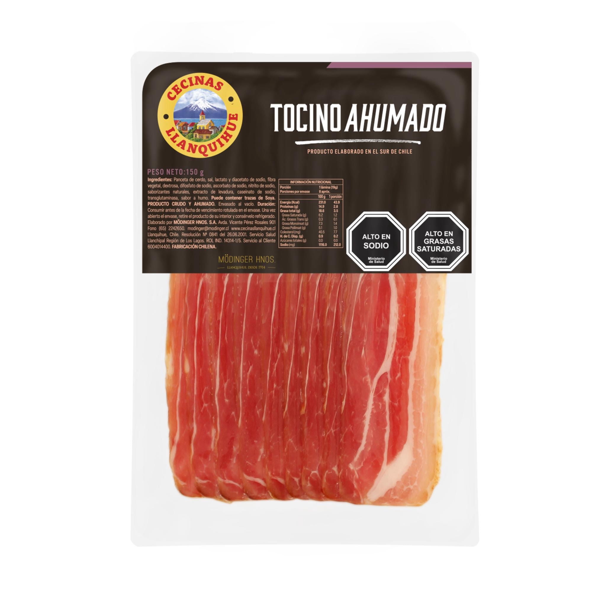 Tocino Ahumado, 150 g - Lider - $4.590