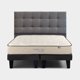 thumbnail image 1 of Cama Simmons Dreamer King + Respaldo Tignes Gris, 1 of 7