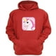 thumbnail image 1 of Polerón Canguro Unicornio Rojo Talla S Unisex, 1 of 2