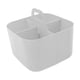 thumbnail image 3 of Canasto Organizadora De Almacenamiento De Ducha Con Asa Para Acondicionador De Baño, Guardería, 4 Ranuras, Color Blanco, 3 of 3