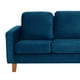 thumbnail image 2 of Sofa Venecia 3C Tela Velvet Azul Petroleo, 2 of 3