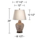 thumbnail image 4 of Lámpara de mesa 360 Lighting 74 cm bronce con carga USB, 4 of 8