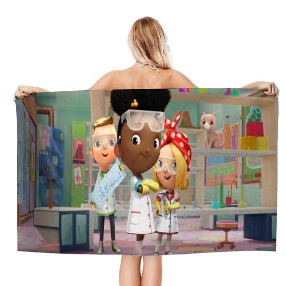 Ada Twist, Científica Toalla de playa de secado rápido con diseño temático, regalo para mujeres y niñas, ideal para cumpleaños, fans, amantes de la música, uso en la playa o al aire libre, 78 × 180 cm