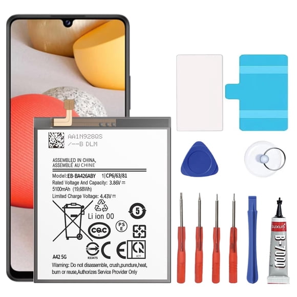 Batería Qoutmcuy EB-BA426ABY 5100 mAh para Galaxy A42 5G
