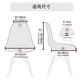 thumbnail image 2 of suxuMhao Funda Elástica Negra para Silla, Paquete de 2, Protectores Esponjosos para Sillas de Comedor sin Brazos, Tamaño Universal, Fundas Antipolvo para Sillas sin Brazos con Respaldo Curvo, Fundas, 2 of 5