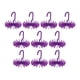 thumbnail image 5 of 10 percheros giratorios para corbatas, 18 ganchos, organizador para organización de dormitorio, mujeres y hombres , púrpura violeta, 5 of 5