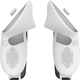 thumbnail image 2 of VR Accesorios Set Para Meta Quest 3, Cubierta protectora para la cara, empuñaduras para el mando, cubierta para los auriculares, protector para la lente y cubierta para la carcasa - Blanco, 2 of 8