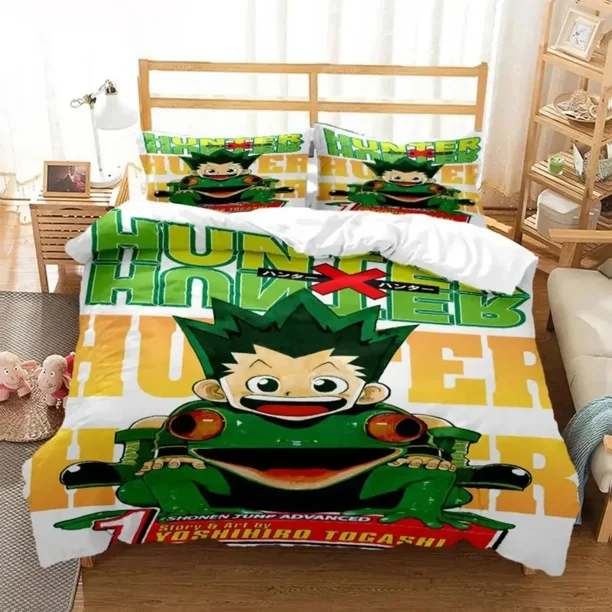 HUNTER HUNTER Bedding Set Boys Girls Size Duvet Cover Pillowcase Bed Kids Adult Fashion Home Textileextile Bed Sheets