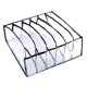 thumbnail image 2 of Organizador De Ropa Interior Plegable Bragas Sujetador Cajón Caja De Almacenamiento Negro 6 Gripes, 2 of 5