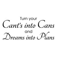 Rienda Libre Graphics - Decomural Dreams Into Plans Inspirational Ws-43003