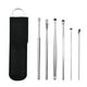 thumbnail image 1 of 6Pcs/set ear cleaner Ear Wax Pickers Stainless Steel Earpick Wax Remover piercing kit earwax Curette Spoon Care Ear Clean Tools, 1 of 3
