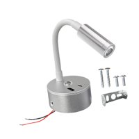 Ioensy - Lámpara De Lectura Para Rv Con Interruptor Táctil, Luz Interior Para Camión, Barco, Autocaravana, Color Plateado B