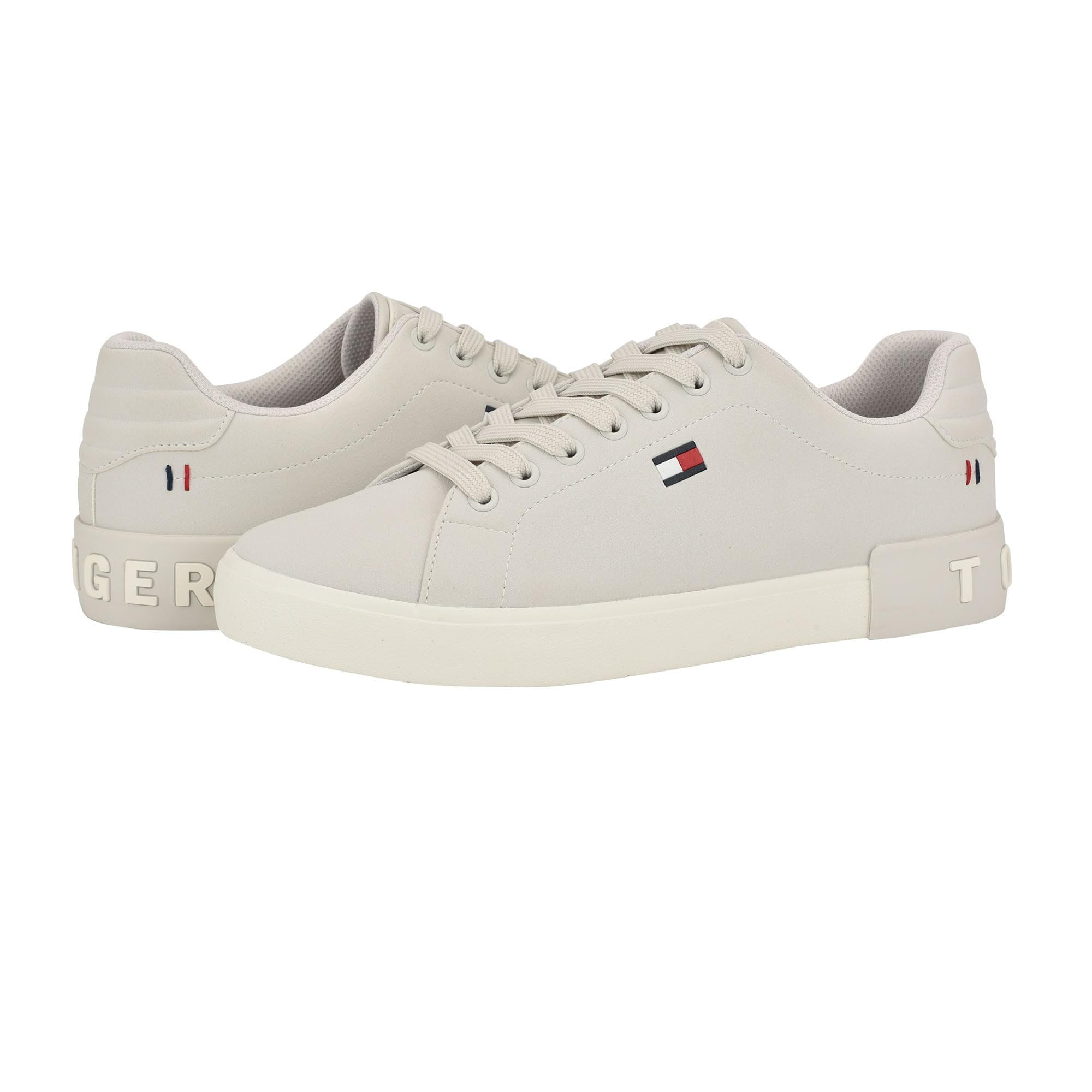 Zapatilla Tommy Hilfiger Rezz Para Hombre Gris Hielo Claro Talla 7