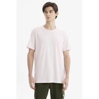 Fashionspark - Polera Hombre Long Fit Básica Rosado Claro- Ll